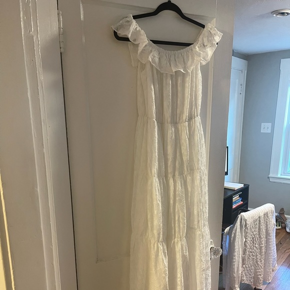 Twirl of Your Dreams Off Shoulder Maxi (Size Medium) - Picture 3 of 5